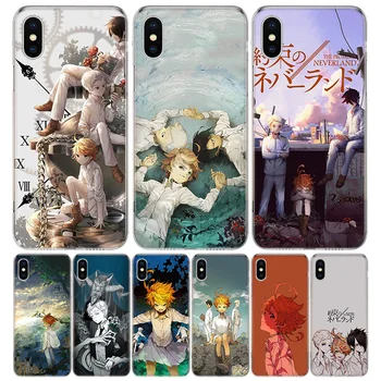 Az Ígéret Sohaország Anime Fedél Telefon tok iPhone 11 Pro Max 13 12 Mini 6 X 8 6 7 Plus XS + XR 5S SE Art coque közelében
