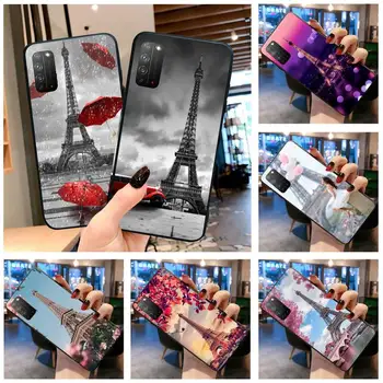 Romantikus Párizsi Eiffel-Torony Telefon Esetében a Huawei Honor 30 20 10 9 8 8x 8c v30 Lite megtekintése 7A pro
